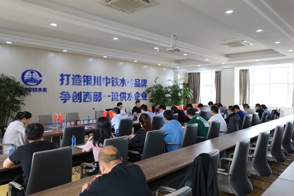 中鐵水務集團黨委副書記、紀委書記劉占偉調研銀川西線供水項目召開廉潔提醒座談會
